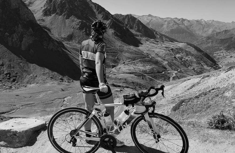 Charity cycle ride in the Spanish mountains 